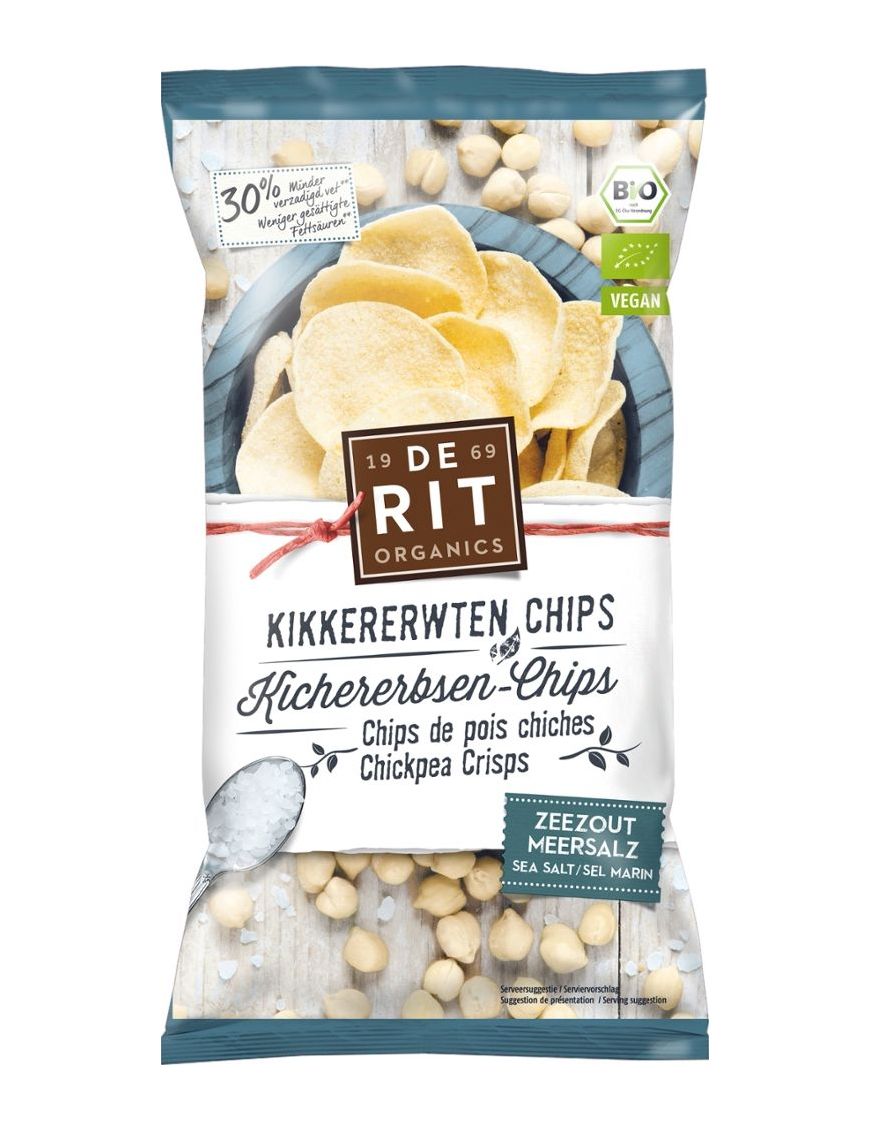 Kichererbsen-Chips Meersalz 75 g