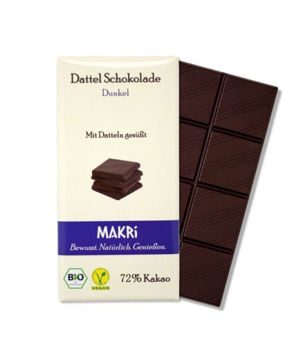 Dattel Schokolade Dunkel Makri