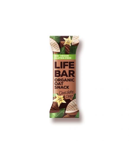 Lifebar Organic Oat Snack Chocolate Chip Lifefood
