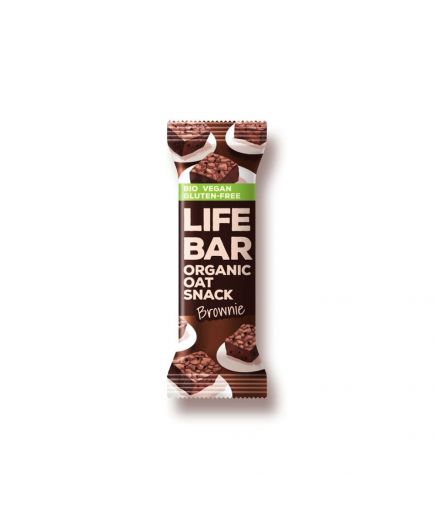 Lifebar Organic Oat Snack Brownie Lifefood