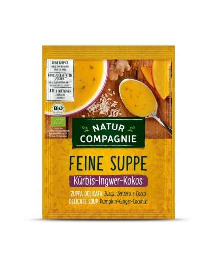 Feine Suppe Kürbis-Ingwer-Kokos Natur Compagnie