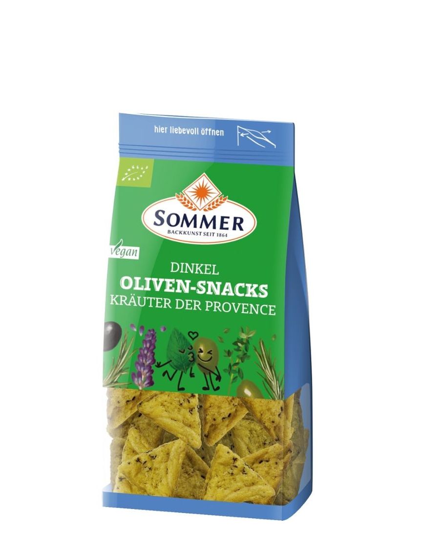 Dinkel-Oliven-Snacks Provence 150 g