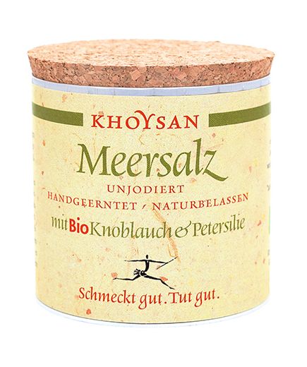 Khoysan Meersalz mit Knoblauch & Petersilie 200 g