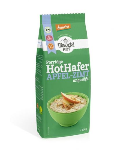 Porridge HotHafer Apfel-Zimt ungesüßt Bauckhof