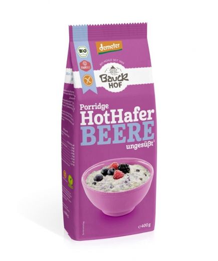 Porridge HotHafer Beere ungesüßt Bauckhof