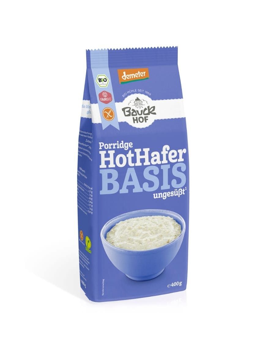 Porridge HotHafer Basis ungesüßt Bauckhof