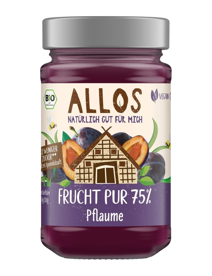 Frucht Pur Pflaume Allos