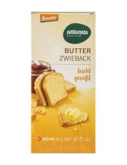 Butter Zwieback leicht gesüßt  Naturata