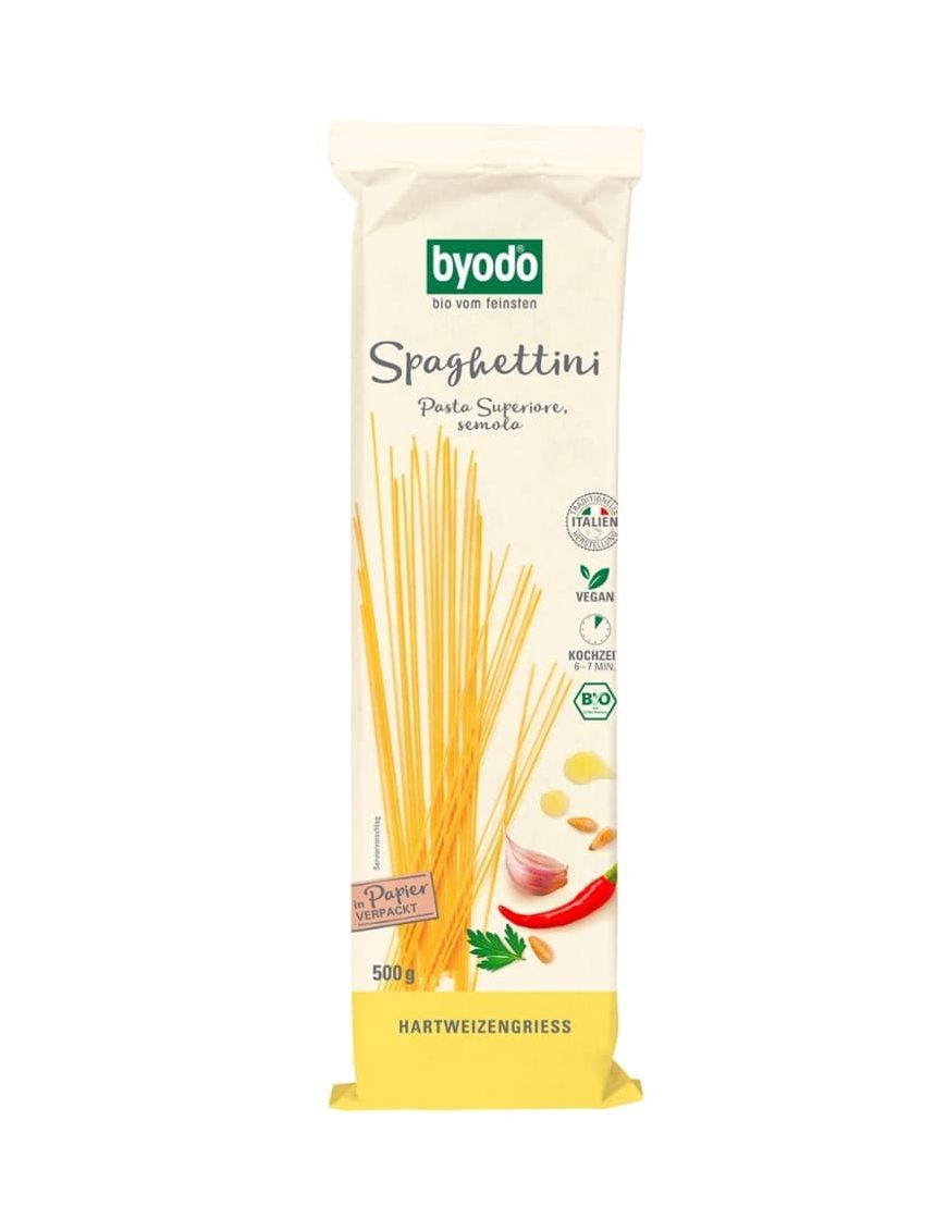Spaghettini Hartweizengriess Byodo