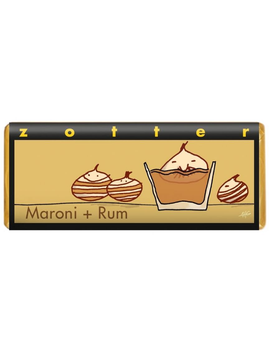Maroni + Rum Zotter Schokolade