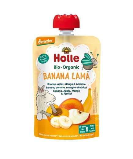 Banana Lama Banane, Apfel, Mango & Aprikose Holle