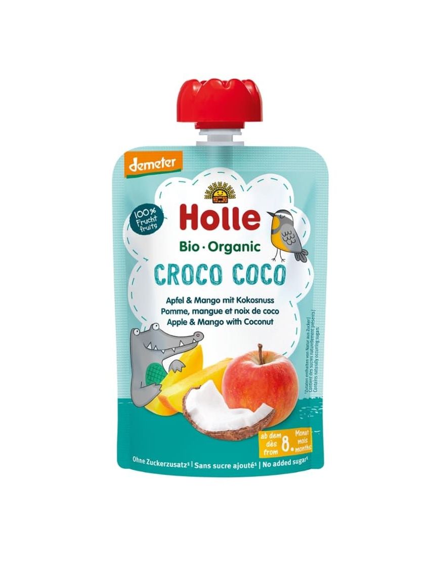 Croco Coco Apfel & Mango mit Kokosnuss Holle