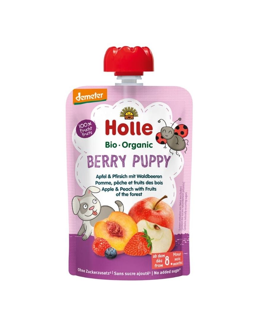 Berry Puppy - Apfel & Pfirsich 12 Stück zu 100 g
