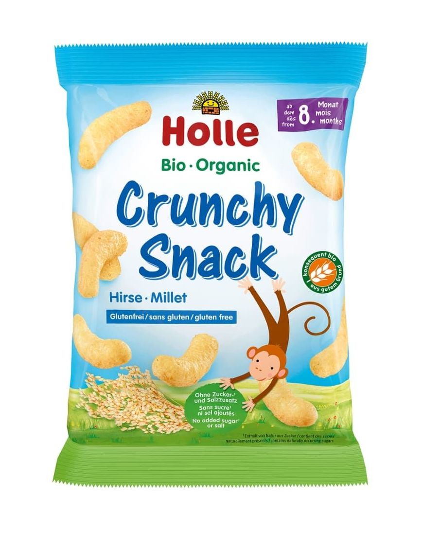 Crunchy Snack Hirse 8 Stück zu 25 g