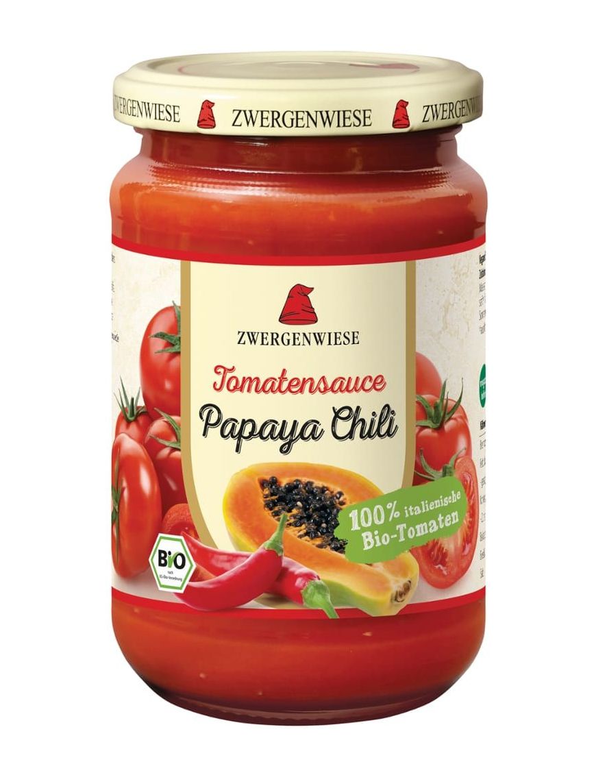 Tomatensauce Papaya Chili Zwergenwiese