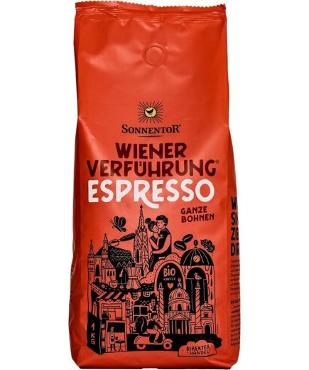 Wiener Verführung Espresso ganze Bohnen Sonnentor