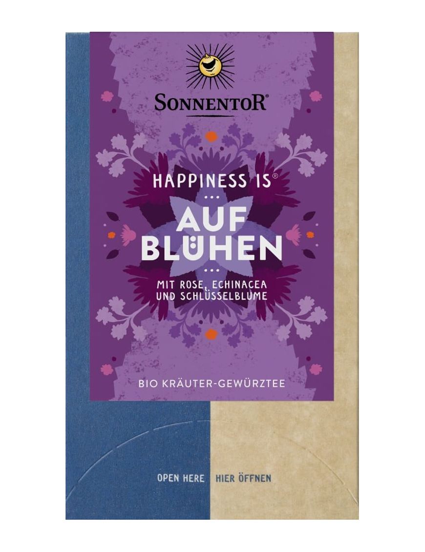 Happiness is Aufblühen Sonnentor