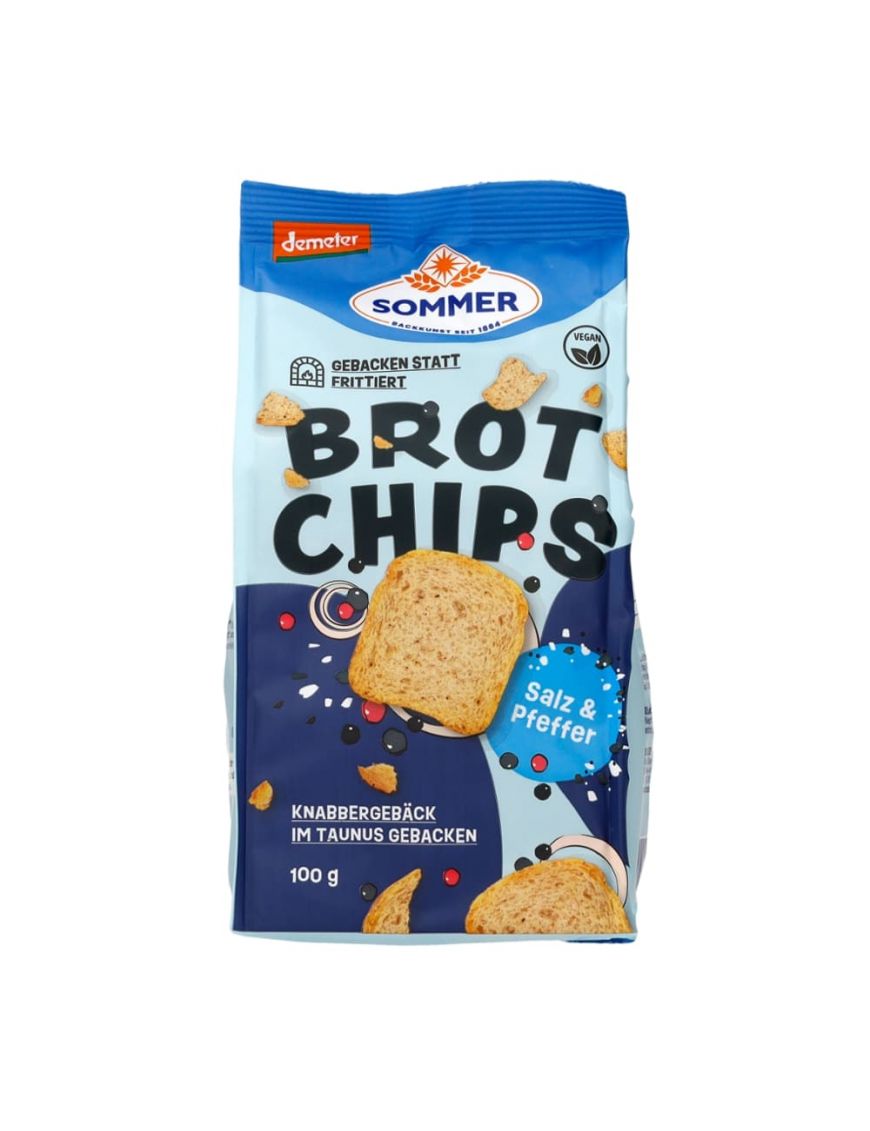 Brot Chips Salz & Pfeffer Sommer
