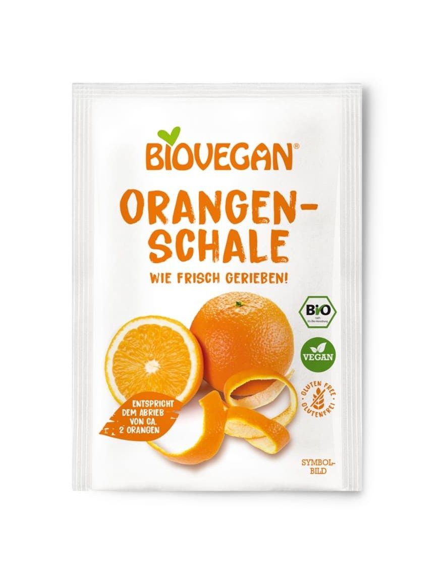 Orangenschale Biovegan