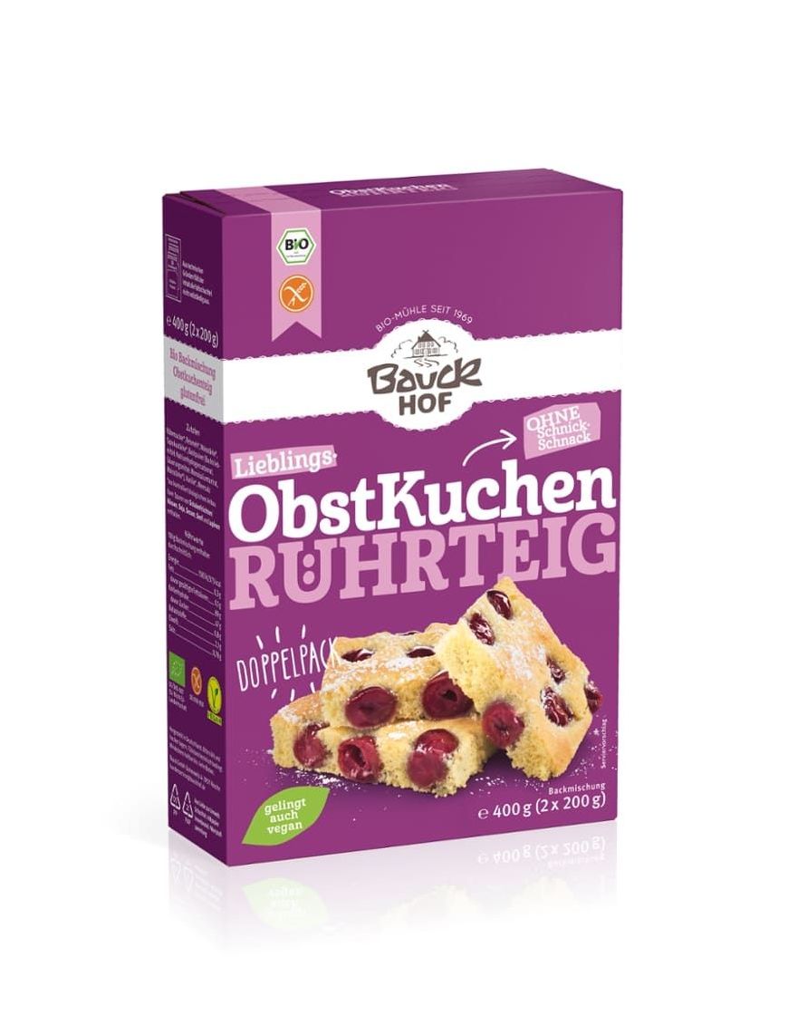 ObstKuchen Rührteig Bauckhof