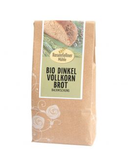 Bio Dinkel Vollkorn Brot Backmischung Rosenfellner Mühle