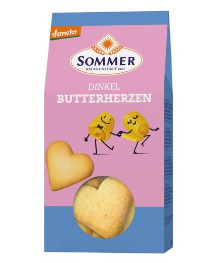 Dinkel Butter Herzen 6 Stück zu 150 g