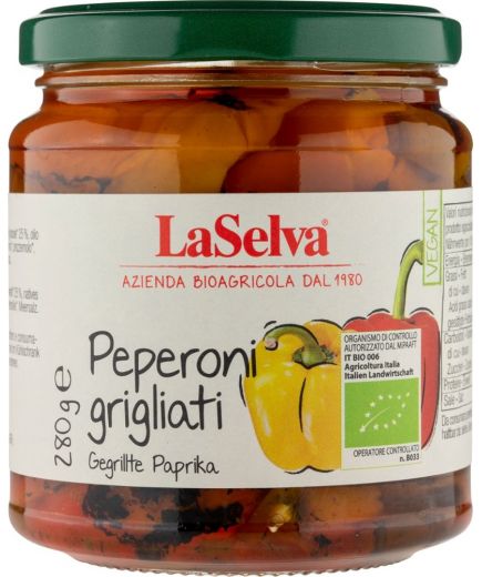Gegrillte Paprika in Öl 6 Stück zu 171 g