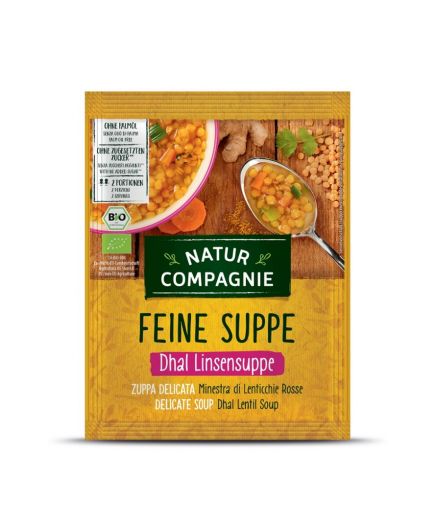 Feine Suppe Dhal Linsensuppe  Natur Compagnie