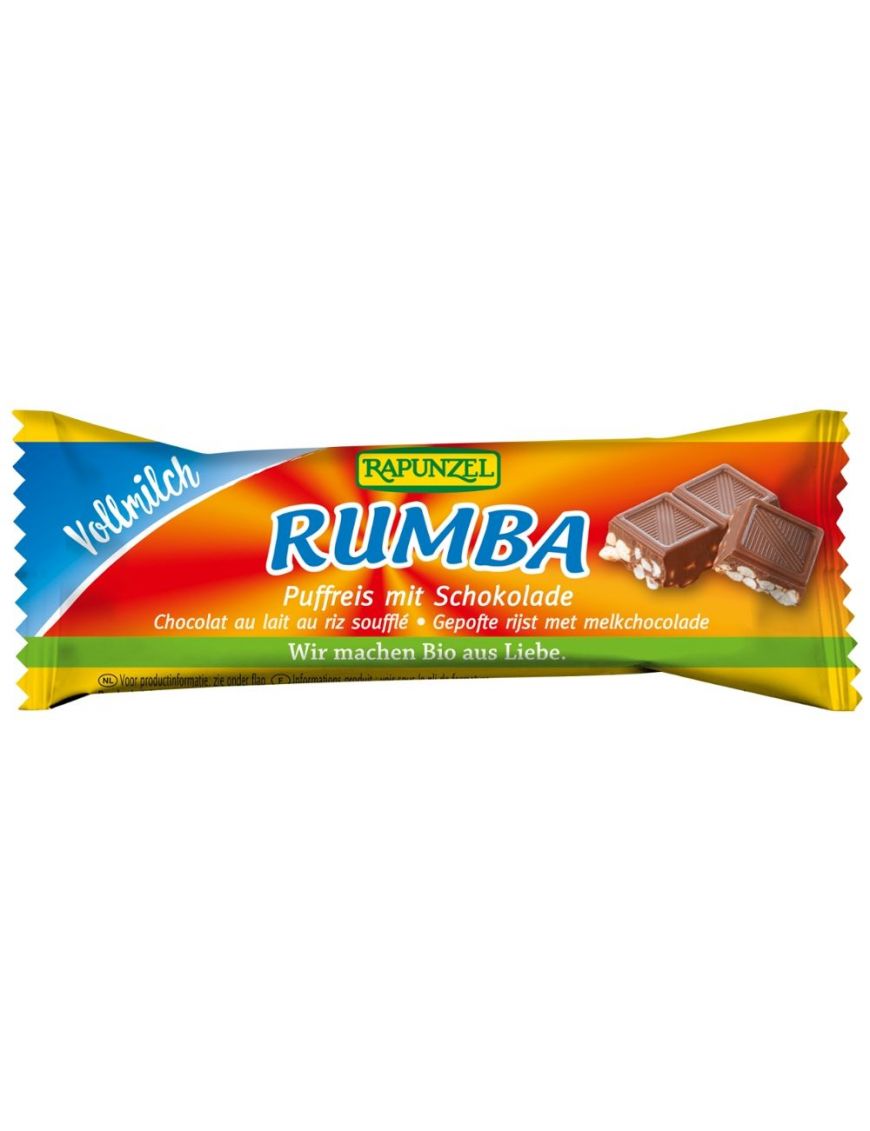 Rumba Puffreis mit Schokolade Vollmilch Rapunzel