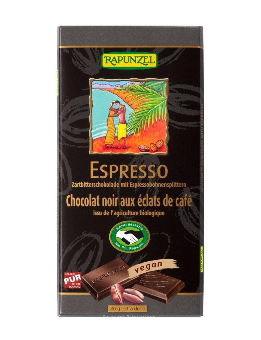 Zartbitter Schoko Espresso 12 Stück zu 80 g
