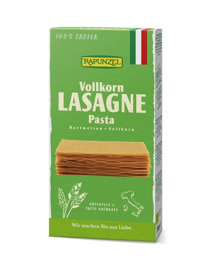 Hartweizen Vollkorn Lasagneblätter 12 Stück zu 250 g
