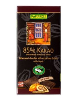 85% Kakao Bitterschokolade vegan Rapunzel
