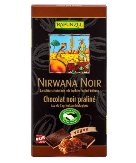 Nirwana Noir mit Praliné-Füllung 12 Stück zu 100 g