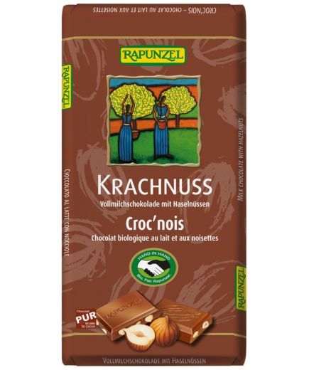 Krachnuss Vollmilch Schokolade 10 Stück zu 100 g