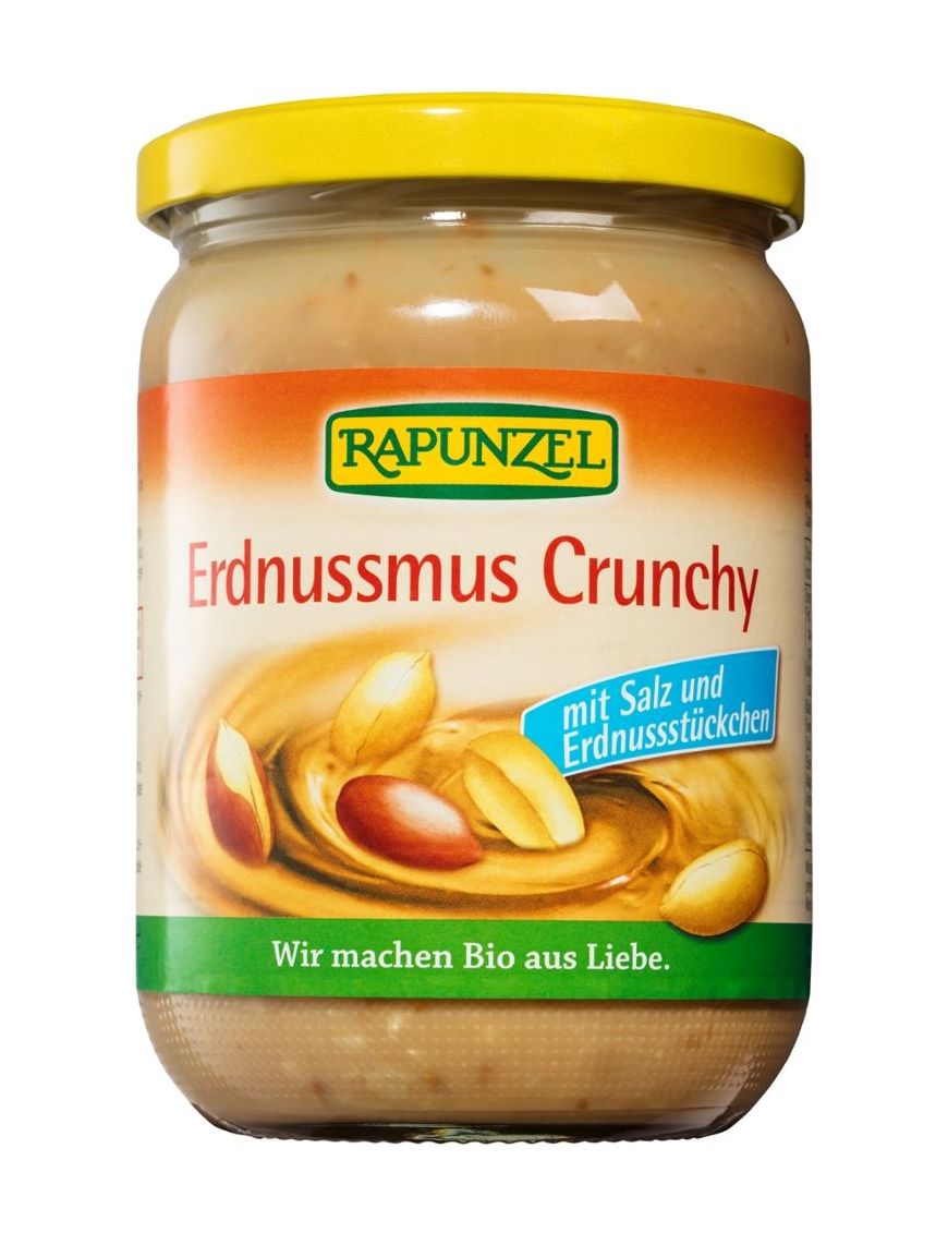 Erdnussmus Crunchy 6 Stück zu 500 g