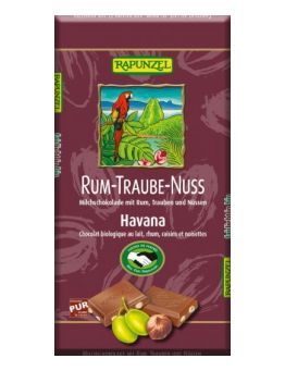 Rum-Trauben-Nuss Schokolade 12 Stück zu 100 g