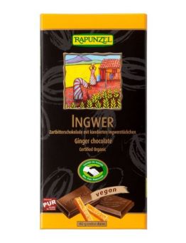 Zartbitter Schokolade Ingwer 55% 12 Stück zu 80 g