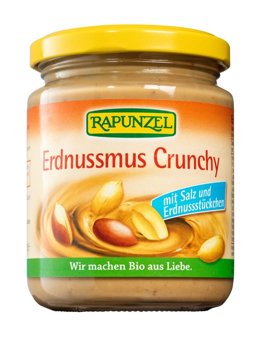 Erdnussmus Crunchy 6 Stück zu 250 g