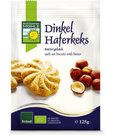 Dinkel Hafer Kekse 6 Stück zu 125 g