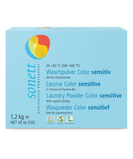 Waschpulver Color sensitiv Sonett