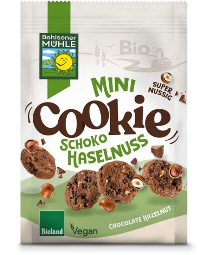 Mini-Cookie Schoko-Haselnuss 6 Stück zu 125 g