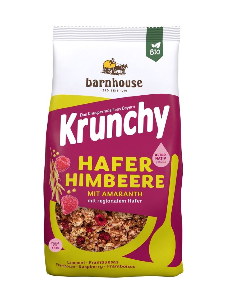 Krunchy Hafer Himbeere Barnhouse