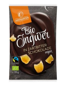 Bio Ingwer in Zartbitter Schokolade Landgarten