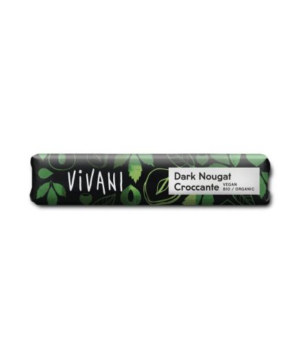 Dark Nougat Croccante vegan Vivani
