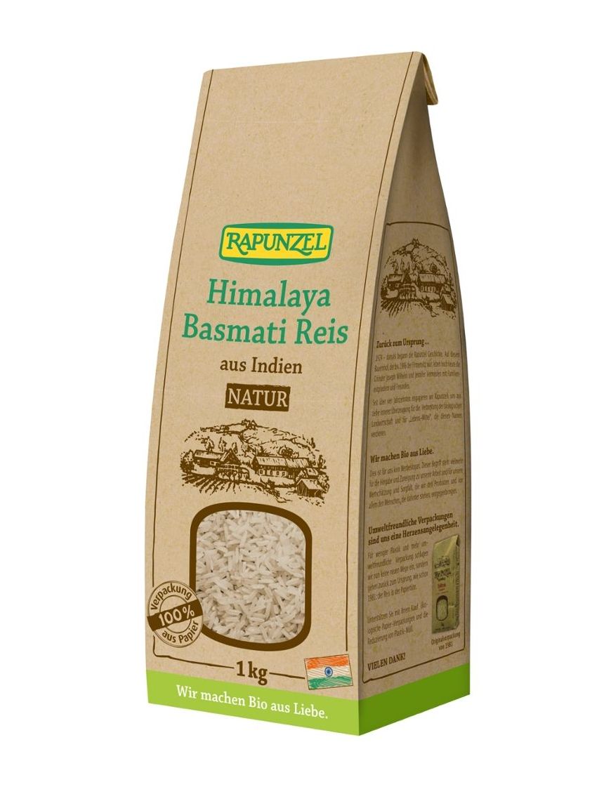 Himalaya Basmati Reis natur 6 Stück zu 1 kg