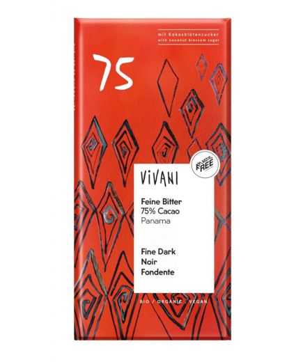 Feine Bitter 75% Cacao Vivani