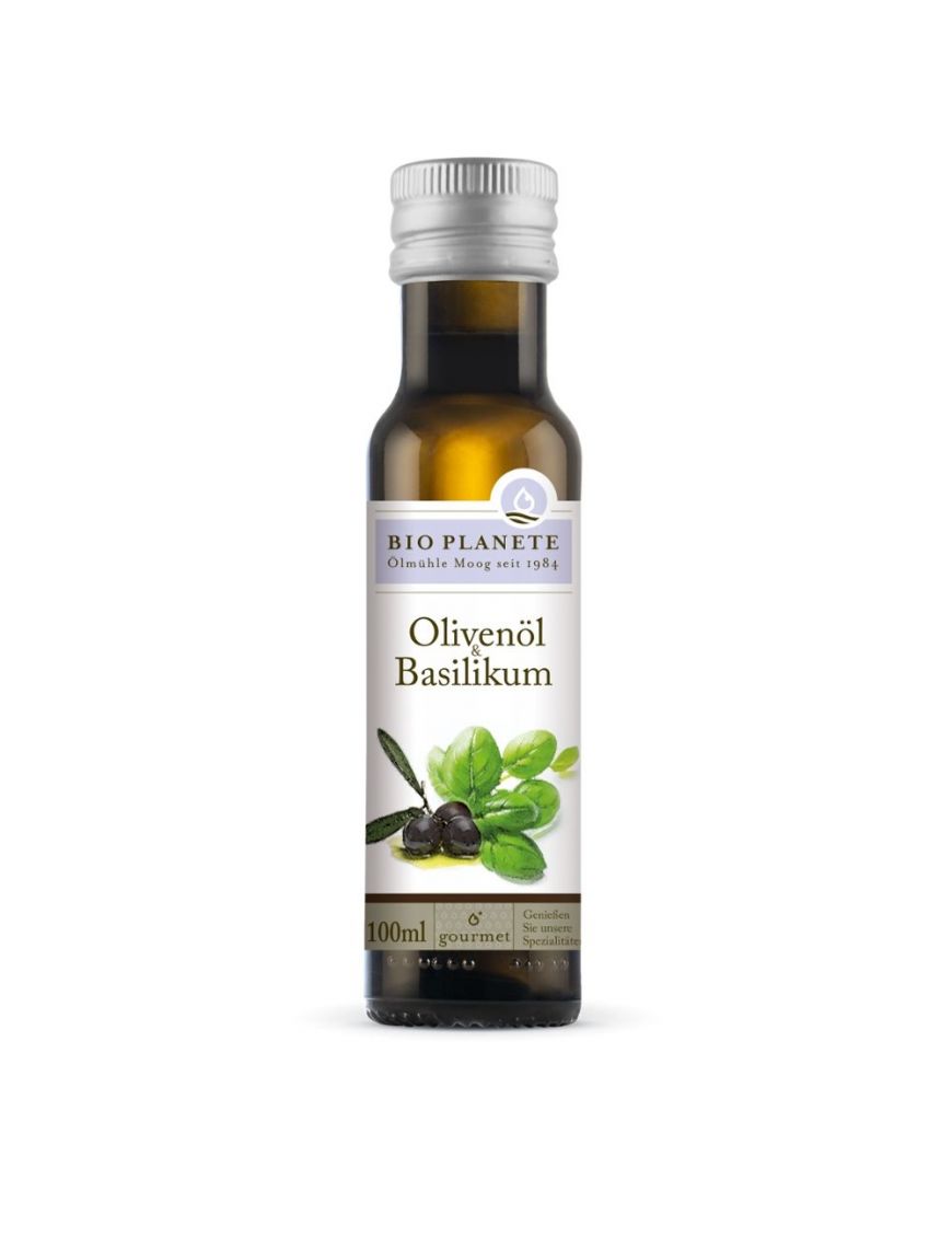 Olivenöl & Basilikum 4 Stück zu 100 ml