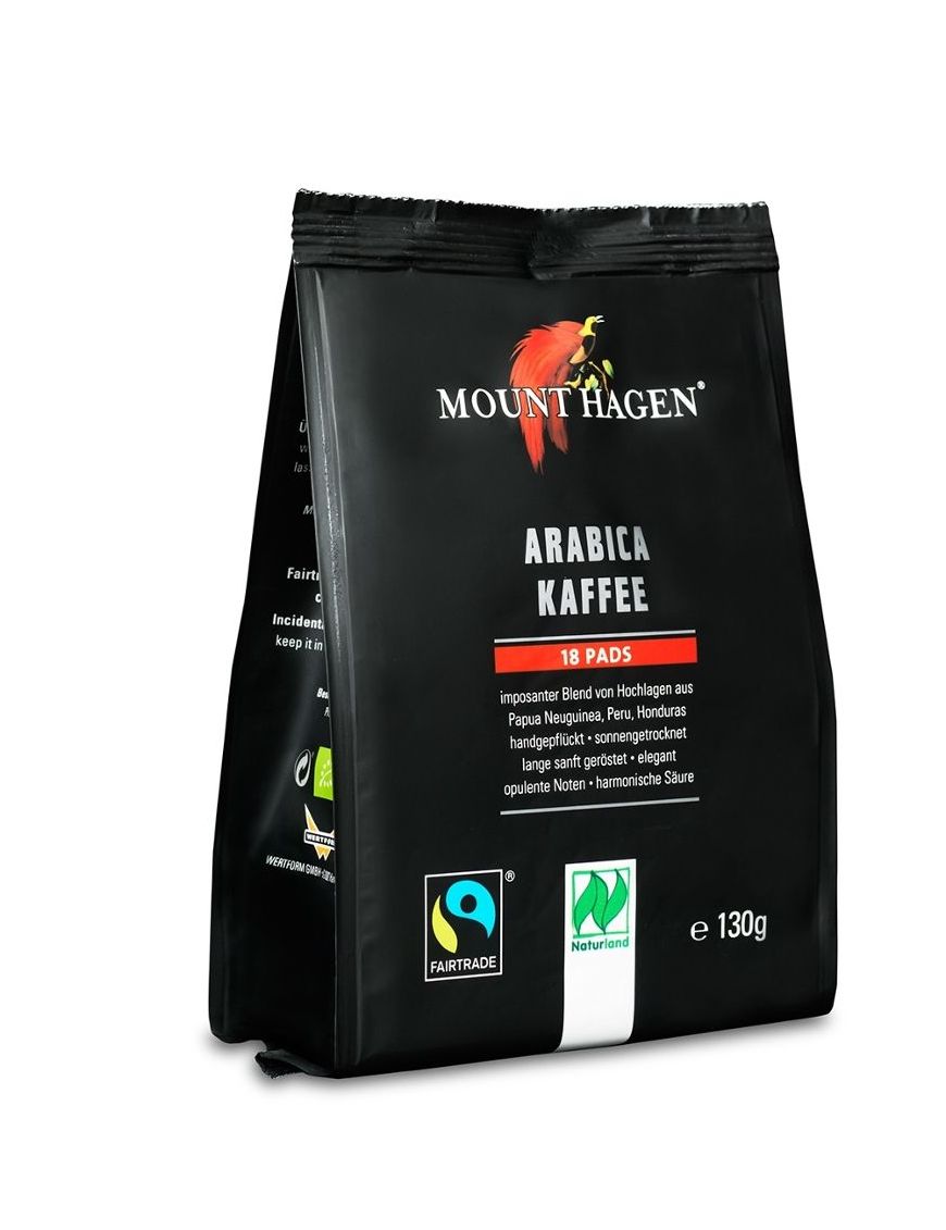 Arabica Röstkaffee Pads 10 Stück zu 130 g