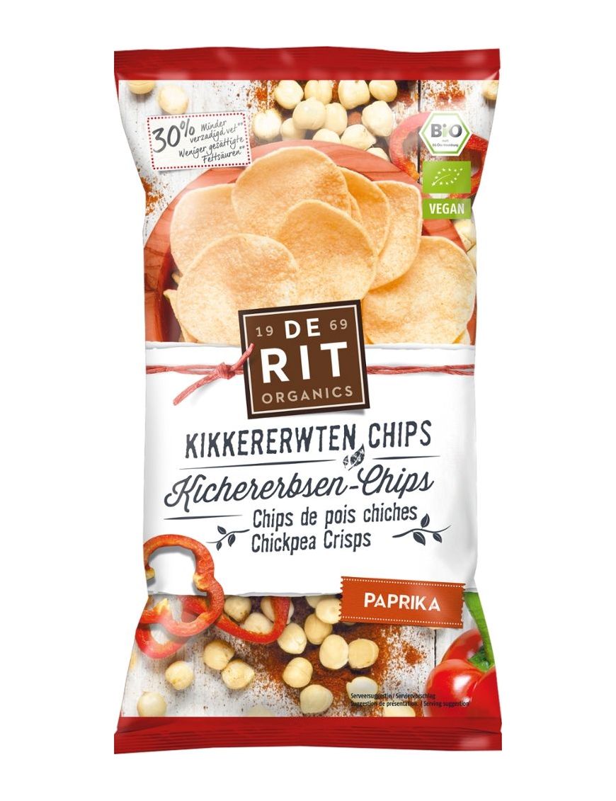 Kichererbsen-Chips Paprika 8 Stück zu 75 g