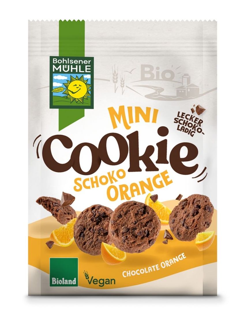 Mini-Cookie Schoko Orange 6 Stück zu 125 g
